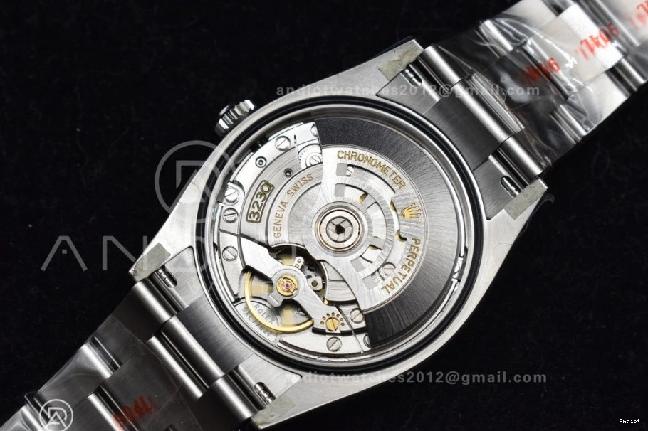 Clean Edition Best Oyster Silver VR3230 1:1 904L Black Steel 126000 36mm Perpetual 0427